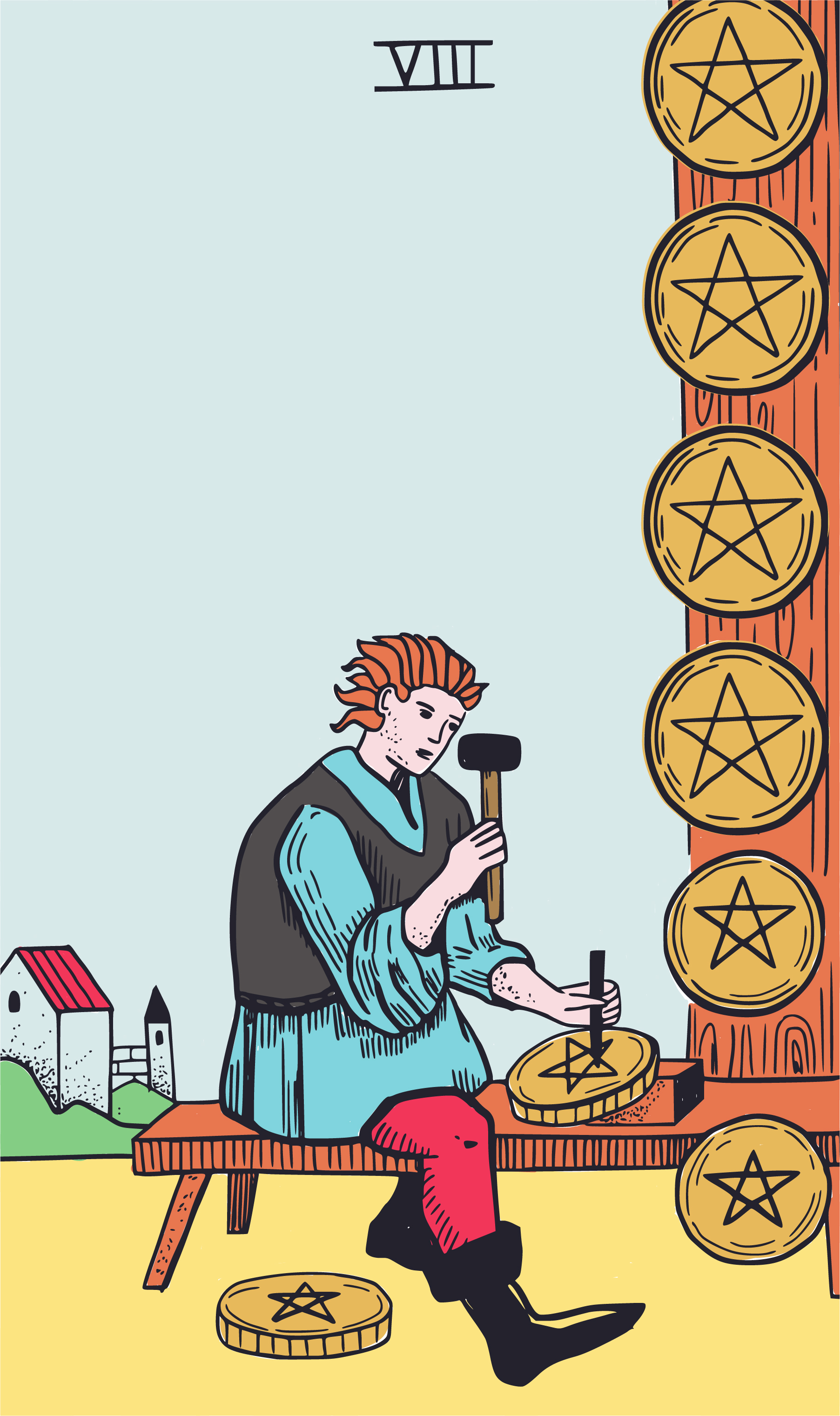 Eight of Pentacles