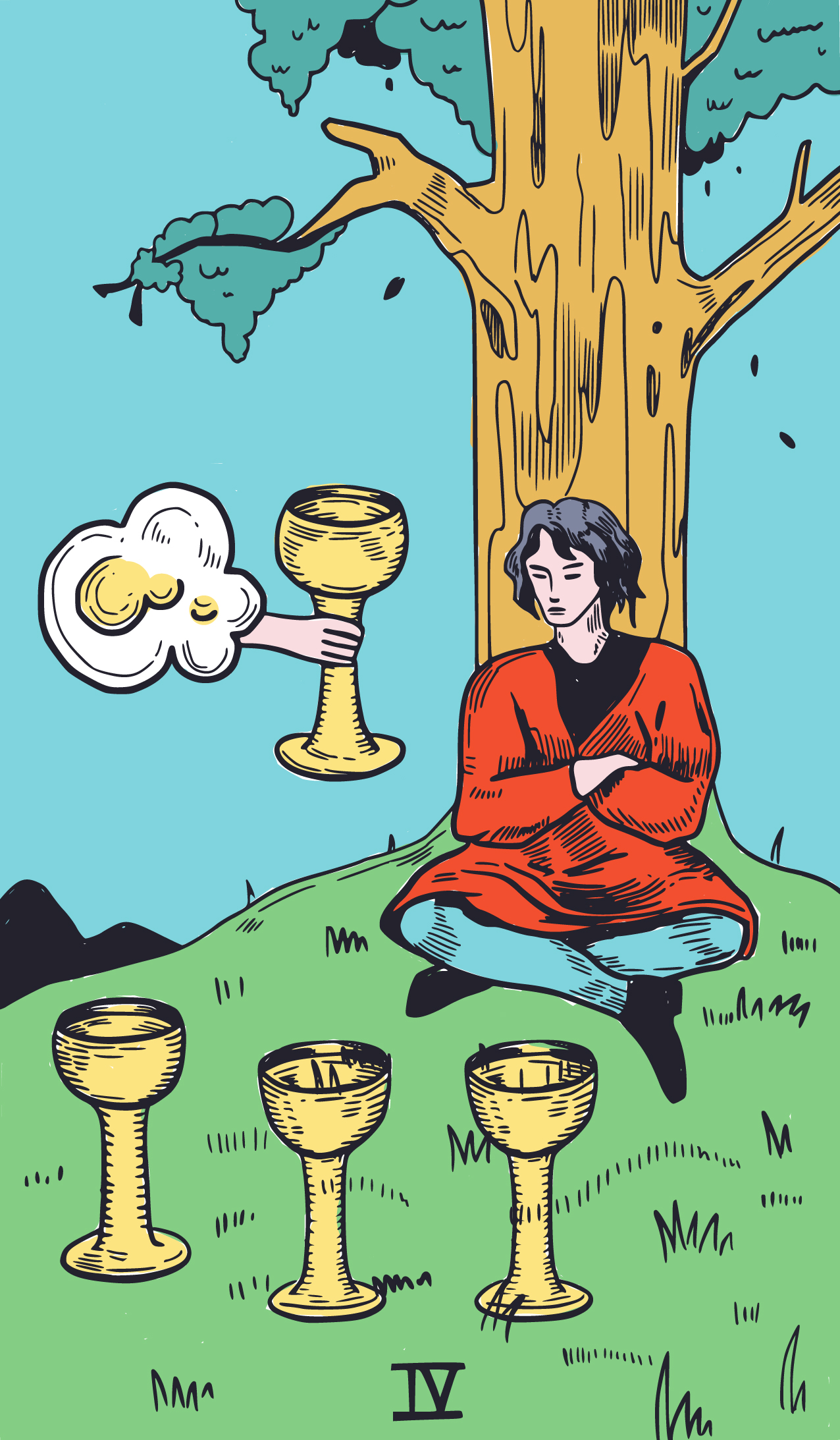 Four of Cups