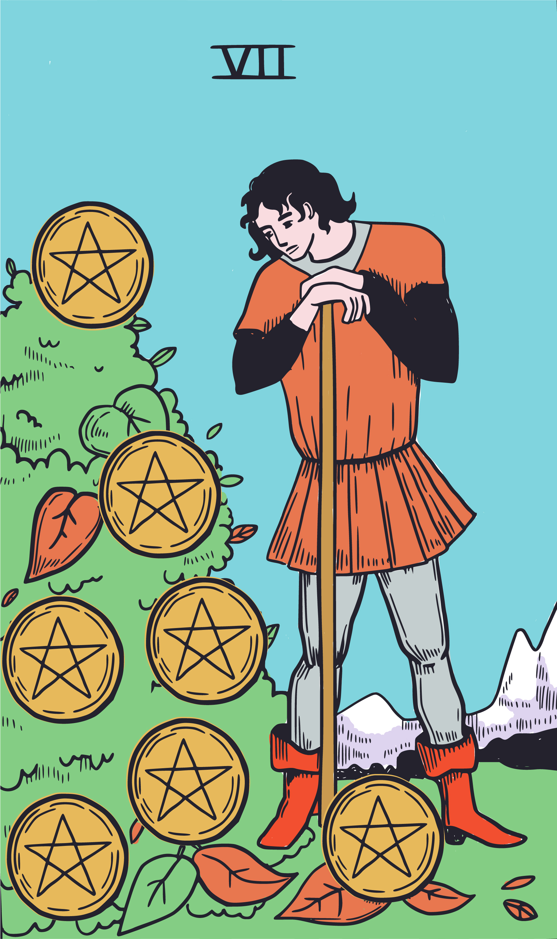 Seven of Pentacles