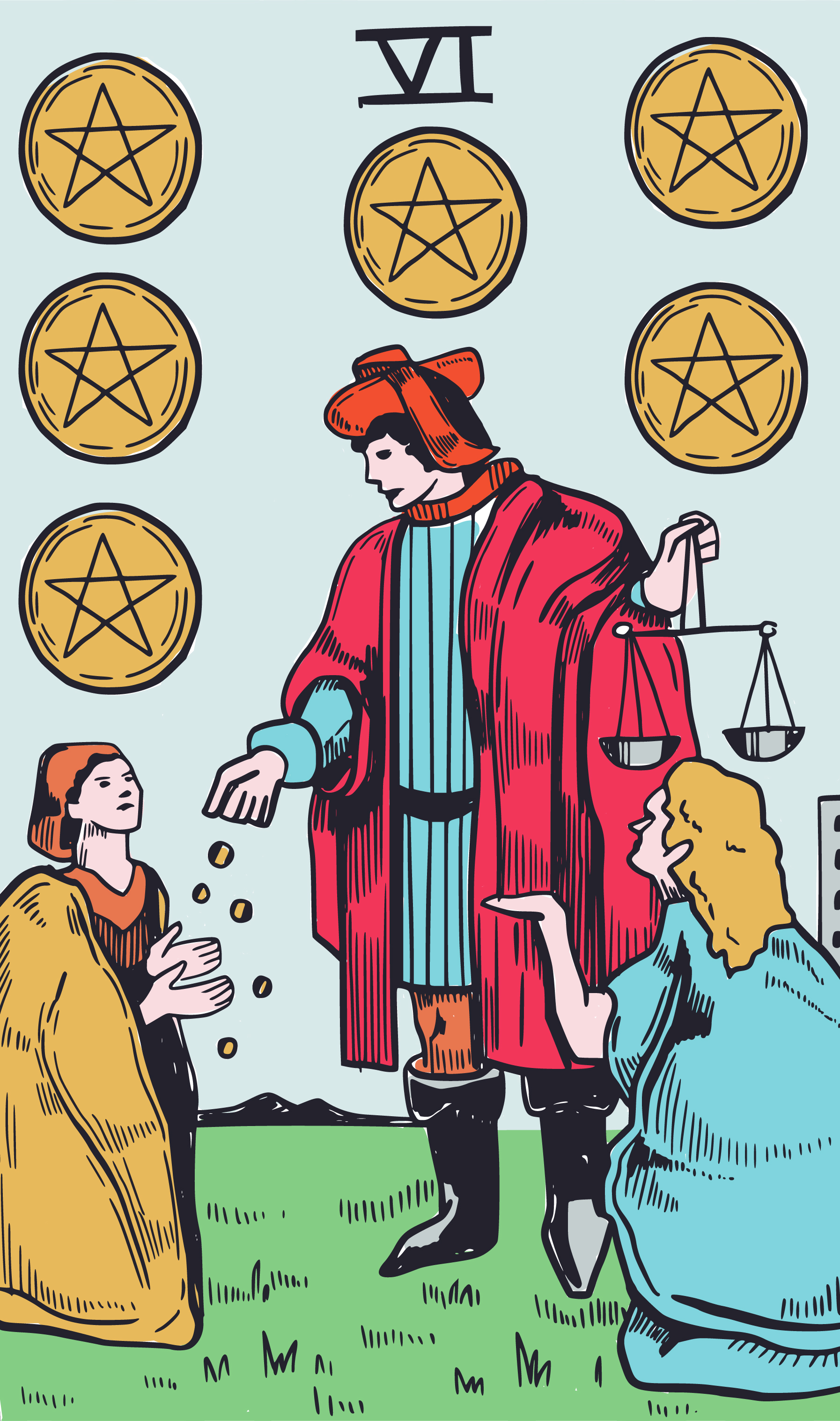 Six of Pentacles