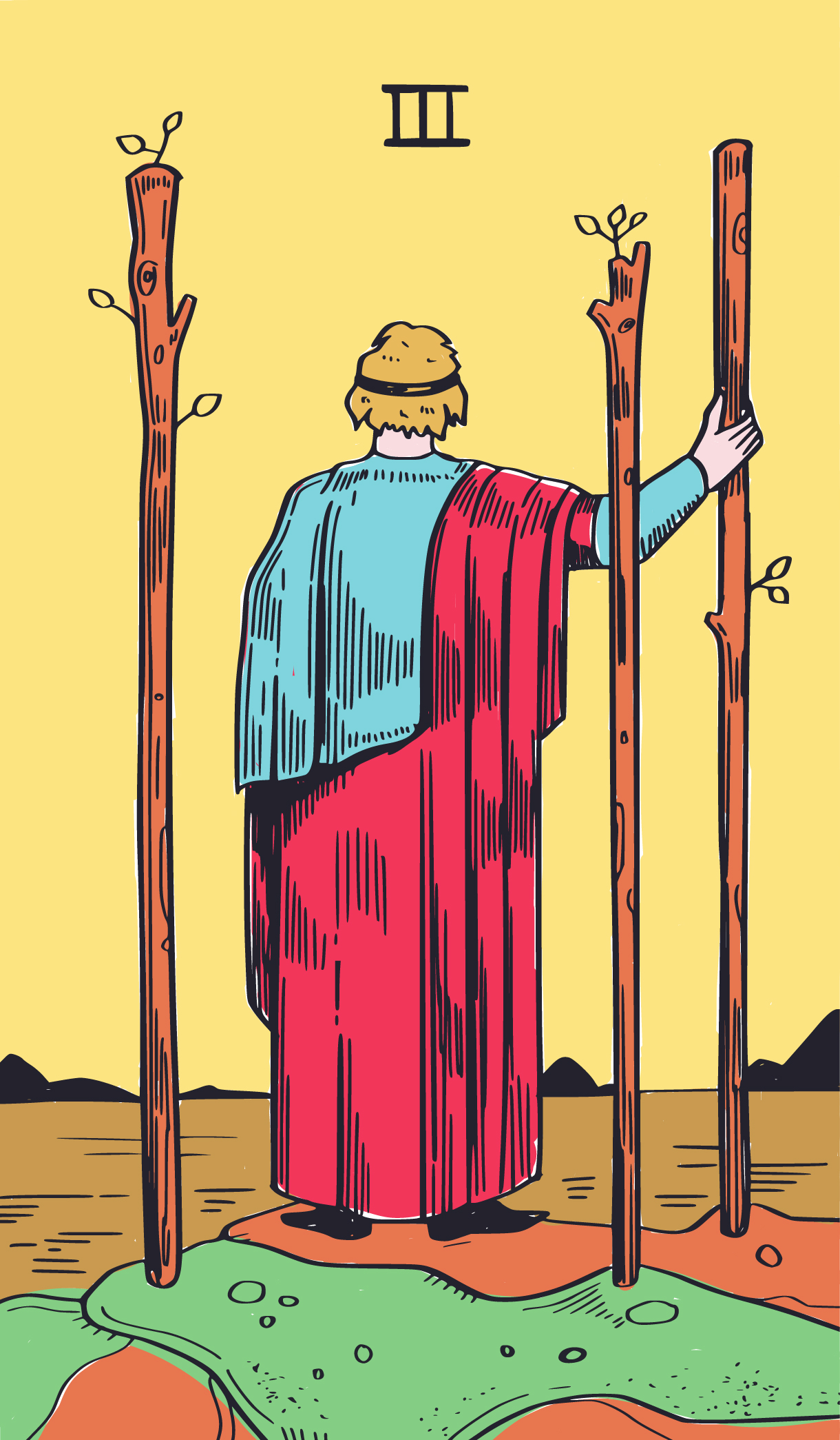 Three of Wands